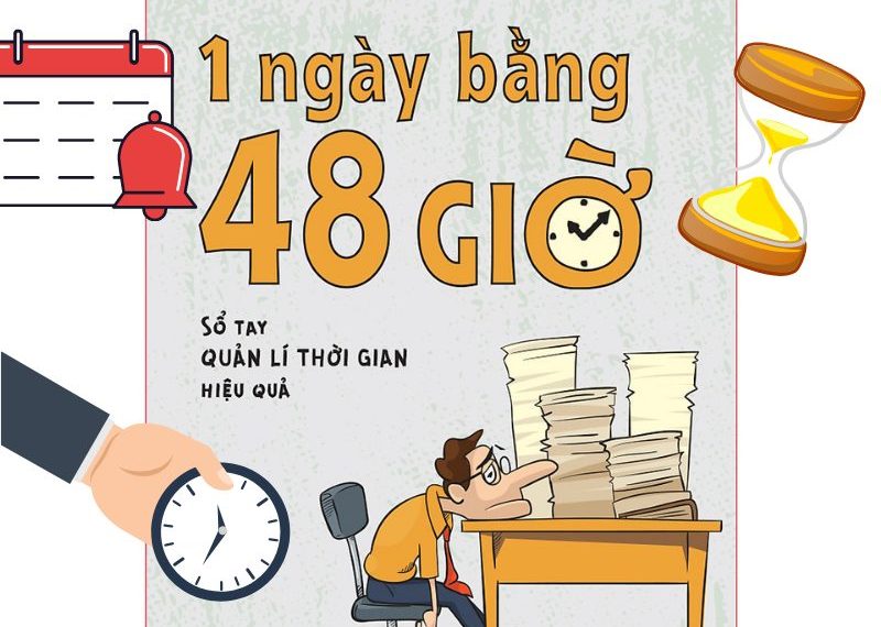 Sách: 1 Ngày Bằng 48 Giờ – Sổ tay Quản Lí Thời Gian Hiệu Quả